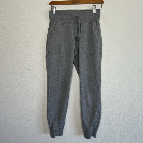 Lululemon Women’s Size 4 Jogger Heathered Gray Pull On Drawstring Athleisure B13 - Picture 1 of 6